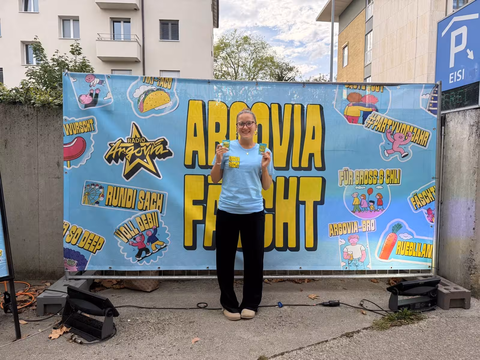 Argovia Fäscht Sampling am Brugger Stadtfest